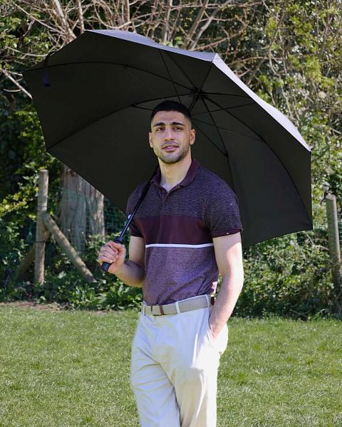 S942-01 Caddie Golf Black (Черный) Зонт мужской гольфер Fulton Fulton, Артикул: S942-01 фото №1