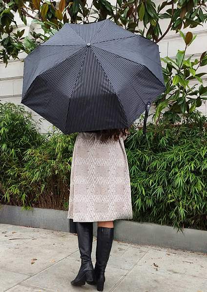 G818-4504 Chelsea-2 City Stripe Black Grey Зонт мужской автомат Fulton Fulton, Артикул: G818-4504 фото №1