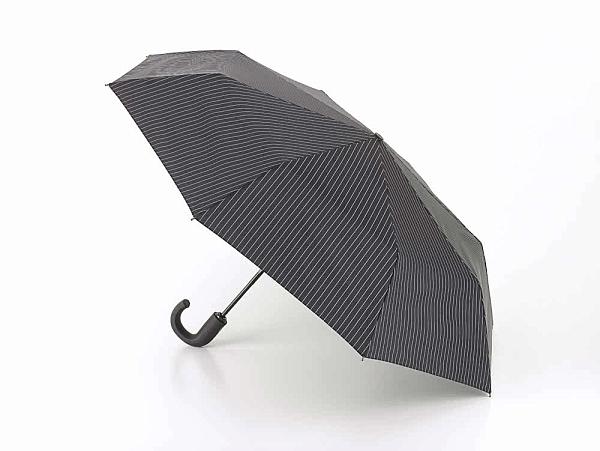 G818-4504 Chelsea-2 City Stripe Black Grey Зонт мужской автомат Fulton Fulton, Артикул: G818-4504 фото №1