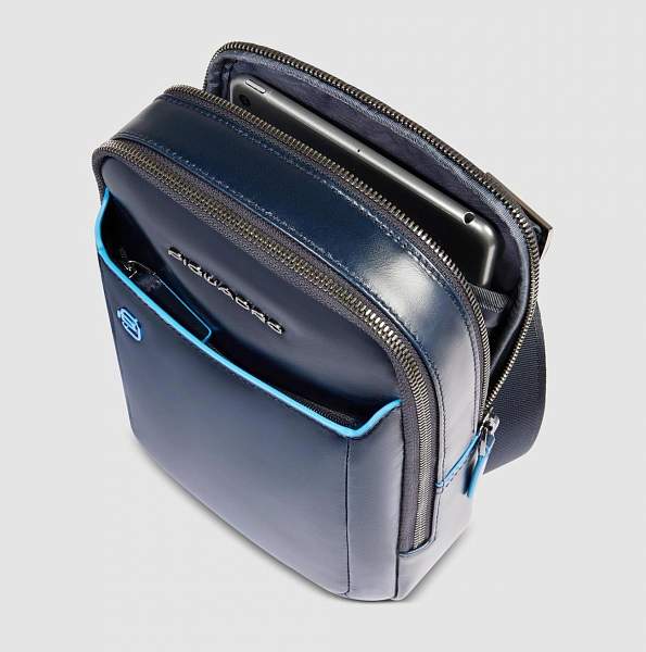 Сумка Piquadro CA6811B2/BLU2 кожаная синяя Piquadro, Артикул: CA6811B2/BLU2 фото №1