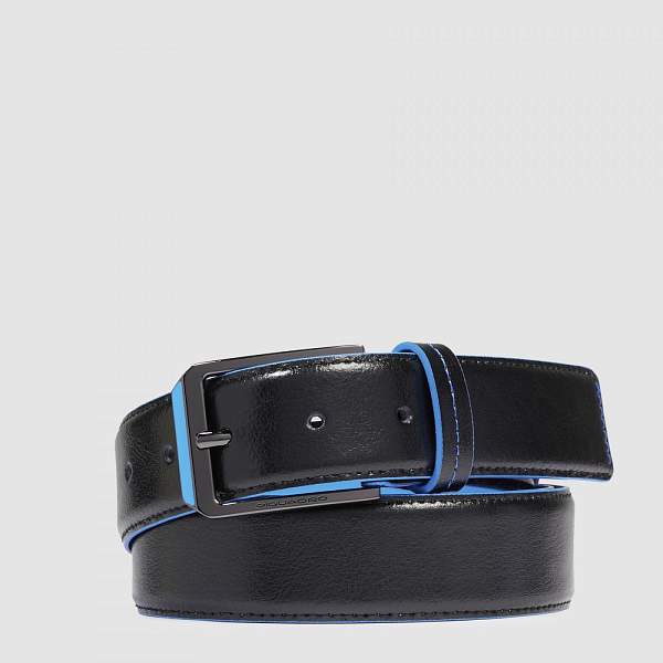 Ремень Piquadro CU6743B2/N мужской кожаный черный Piquadro, Артикул: CU6743B2/N фото №1