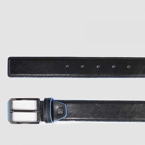 Ремень Piquadro CU6743B2/N мужской кожаный черный Piquadro, Артикул: CU6743B2/N фото №1