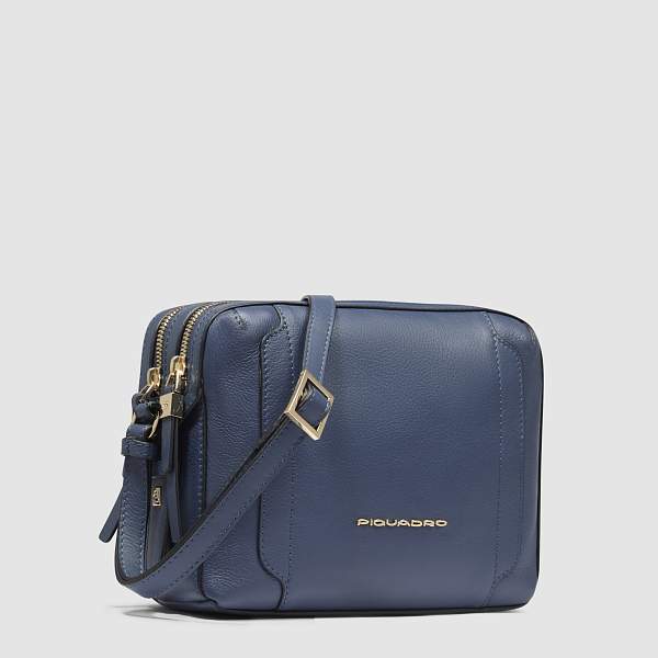Женская сумка через плечо Piquadro BD4870W92/BLU4 кожаная синяя Piquadro, Артикул: BD4870W92/BLU4 фото №1