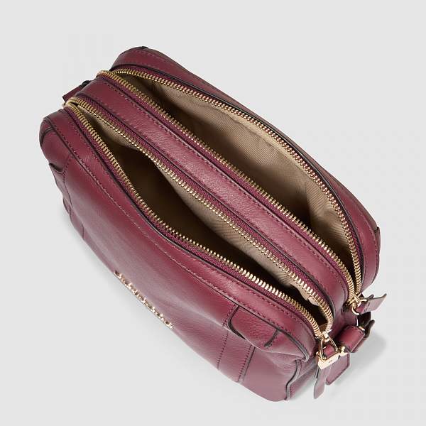 Женская сумка через плечо Piquadro BD4870W92/BO кожаная бордовая Piquadro, Артикул: BD4870W92/BO фото №1