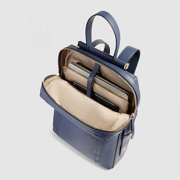 Женский кожаный рюкзак Piquadro CA4576W92/BLU4 синий Piquadro, Артикул: CA4576W92/BLU4 фото №1