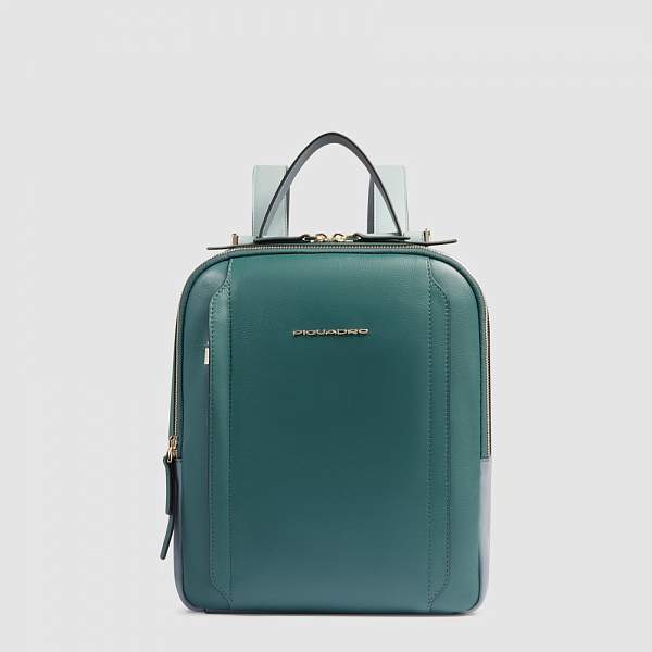Женский кожаный рюкзак Piquadro CA5566W92/OTAV зелёный Piquadro, Артикул: CA5566W92/OTAV фото №1