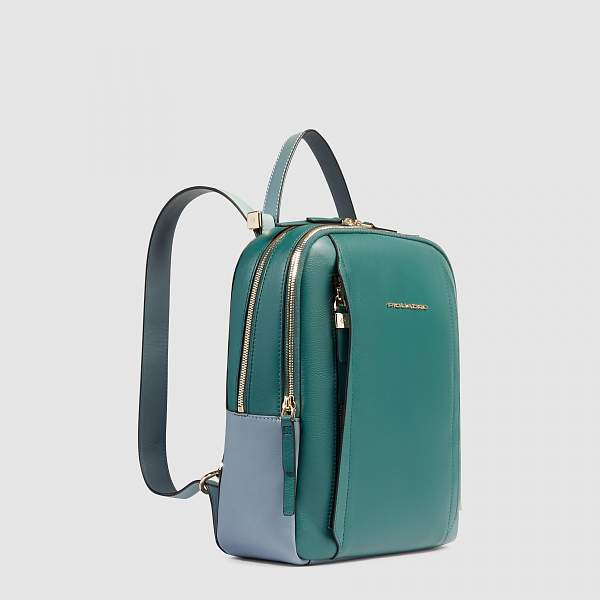 Женский кожаный рюкзак Piquadro CA5566W92/OTAV зелёный Piquadro, Артикул: CA5566W92/OTAV фото №1