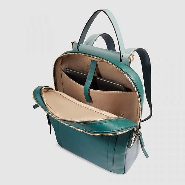 Женский кожаный рюкзак Piquadro CA5566W92/OTAV зелёный Piquadro, Артикул: CA5566W92/OTAV фото №1