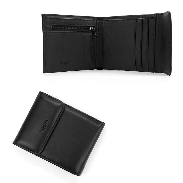 Q250271-2 FABRETTI Кошелек  муж. нат. кожа Fabretti, Артикул: Q250271-2 фото №1