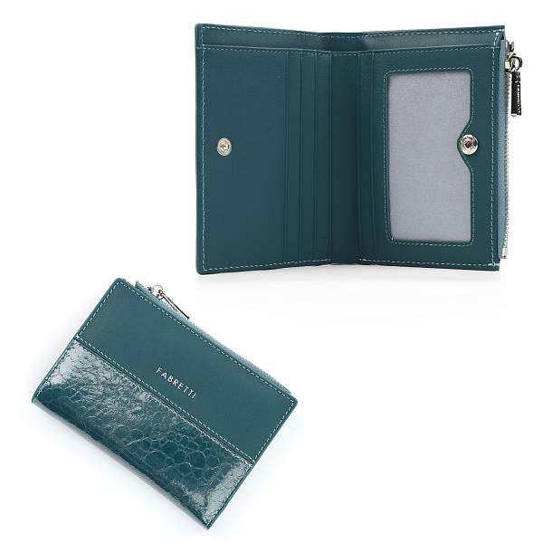 Q250254-152 FABRETTI Кошелек  жен. нат. кожа Fabretti, Артикул: Q250254-152 фото №1