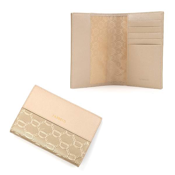 Q250019-102 FABRETTI Обложка для документов  жен. нат. кожа Fabretti, Артикул: Q250019-102 фото №1