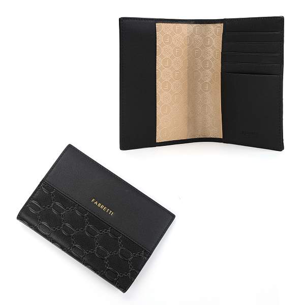 Q250019-2 FABRETTI Обложка для документов  жен. нат. кожа Fabretti, Артикул: Q250019-2 фото №1