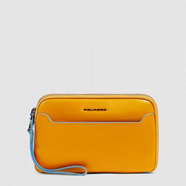 Клатч с двумя отделениями Piquadro AC6901B2R/G жёлтый Piquadro, Артикул: AC6901B2R/G фото №1