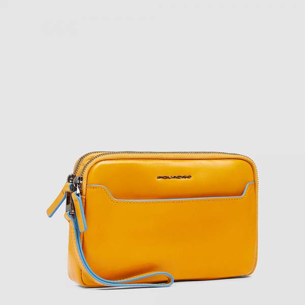 Клатч с двумя отделениями Piquadro AC6901B2R/G жёлтый Piquadro, Артикул: AC6901B2R/G фото №1