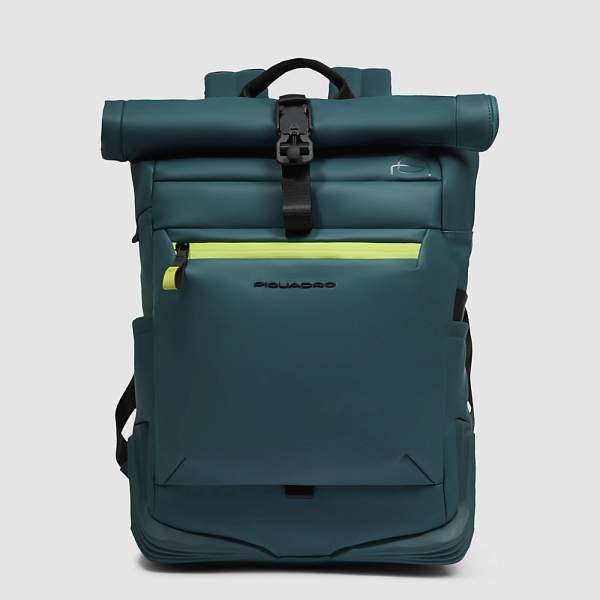 Мужской рюкзак Piquadro CA6291C2OW/OT зелёно-синий Piquadro, Артикул: CA6291C2OW/OT фото №1