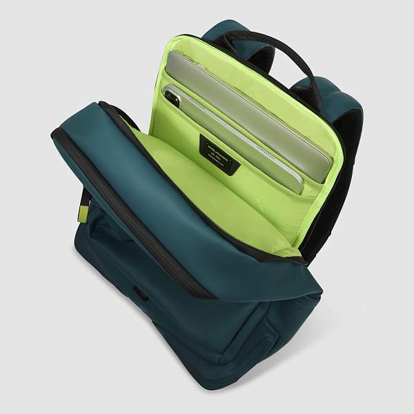 Мужской рюкзак Piquadro CA6464C2OW/OT зелёно-синий Piquadro, Артикул: CA6464C2OW/OT фото №1