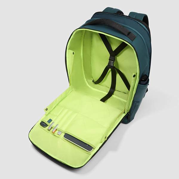 Мужской дорожный рюкзак Piquadro CA6800C2OW/OT зелёно-синий Piquadro, Артикул: CA6800C2OW/OT фото №1