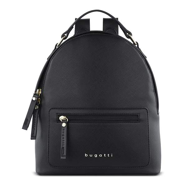 Рюкзак женский BUGATTI Ella, черный, полиуретан, 24х11,5х28 см 496630S01 BUGATTI, Артикул: 496630S01 фото №1