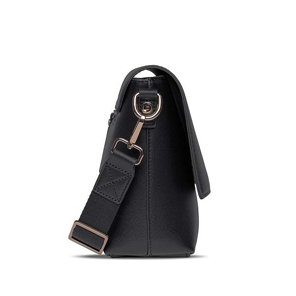 Сумка наплечная женская BUGATTI Ella, черная, полиуретан, 27х9х20,5 см 496628S01 BUGATTI, Артикул: 496628S01 фото №1