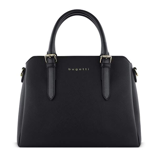 Сумка женская BUGATTI Ella, черная, полиуретан, 30х12х23 см 493623S01 BUGATTI, Артикул: 493623S01 фото №1