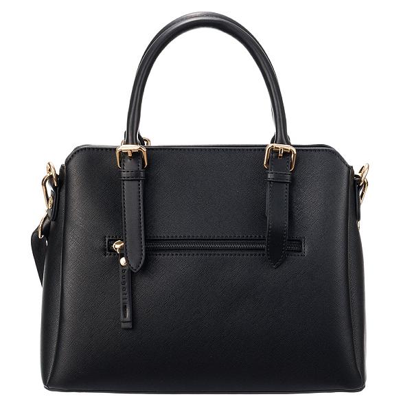 Сумка женская BUGATTI Ella, черная, полиуретан, 30х12х23 см 493623S01 BUGATTI, Артикул: 493623S01 фото №1