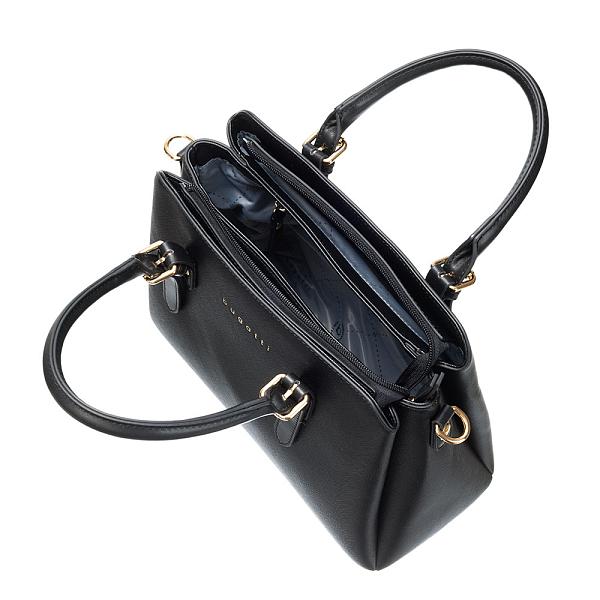 Сумка женская BUGATTI Ella, черная, полиуретан, 30х12х23 см 493623S01 BUGATTI, Артикул: 493623S01 фото №1