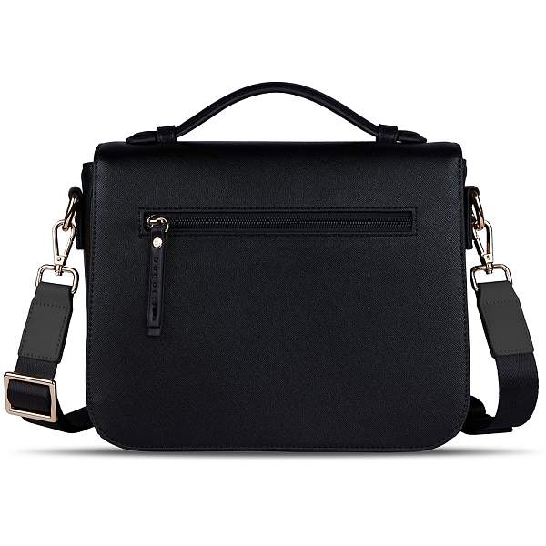 Сумка женская BUGATTI Ella, черная, полиуретан, 29х10х22 см 496634S01 BUGATTI, Артикул: 496634S01 фото №1