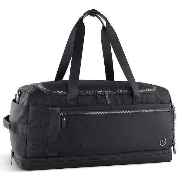 Сумка дорожная BUGATTI Nero, черная, нейлон 1680D/кожа, 58х27х30 см 49640701 BUGATTI, Артикул: 49640701 фото №1