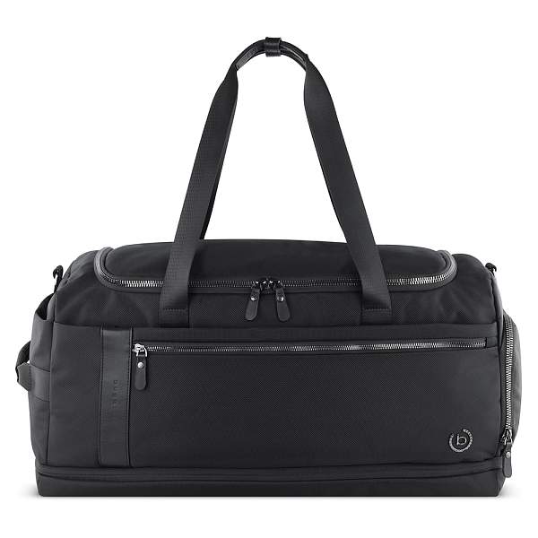 Сумка дорожная BUGATTI Nero, черная, нейлон 1680D/кожа, 58х27х30 см 49640701 BUGATTI, Артикул: 49640701 фото №1