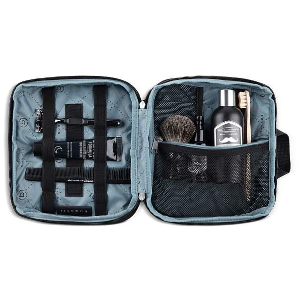 Несессер BUGATTI Blanc Delight, чёрный, нейлон RPET600D/тарпаулин/полиэстер, 24х9х21 см, 3,6 л 49451301 BUGATTI, Артикул: 49451301 фото №1