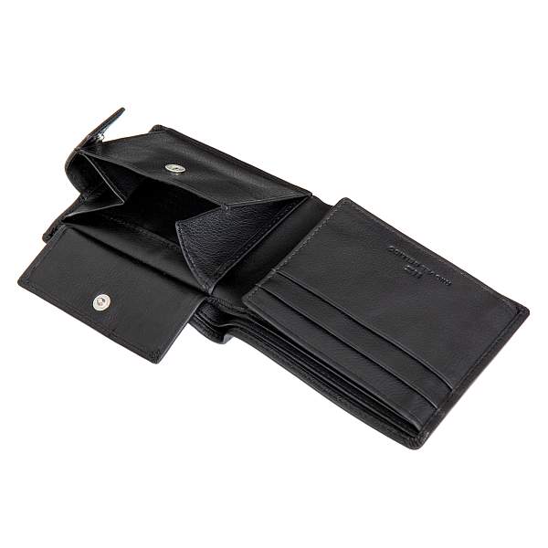 Портмоне черный Miguel Bellido 3356 black 01 Miguel Bellido, Артикул: 3356 black 01 фото №1