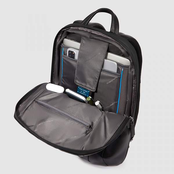 Городской-рюкзак кожаный Piquadro CA6384UB00/N черный Piquadro, Артикул: CA6384UB00/N фото №1