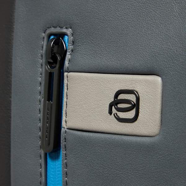 Городской-рюкзак кожаный Piquadro CA6384UB00/NGR серо-черный Piquadro, Артикул: CA6384UB00/NGR фото №1