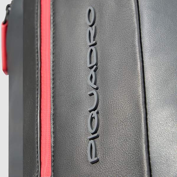 Рюкзак с одной лямкой Piquadro CA6801UB00/GRN кожаный черно-серый Piquadro, Артикул: CA6801UB00/GRN фото №1