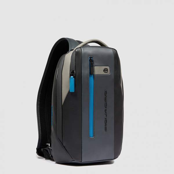 Рюкзак с одной лямкой Piquadro CA6801UB00/NGR кожаный серо-черный Piquadro, Артикул: CA6801UB00/NGR фото №1