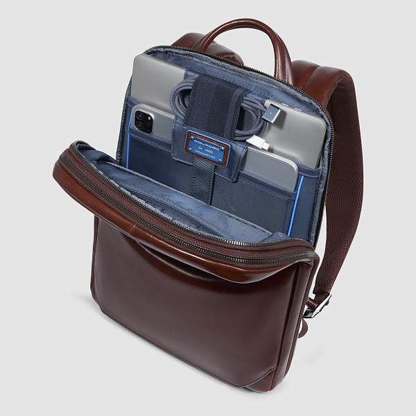 Рюкзак Piquadro CA6311B2/MO с расширением кожаный коричневый Piquadro, Артикул: CA6311B2/MO фото №1
