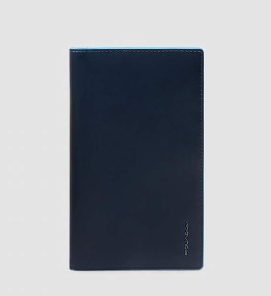 Портмоне Piquadro PP6805B2R/BLU2 вертикальное кожаное синее Piquadro, Артикул: PP6805B2R/BLU2 фото №1