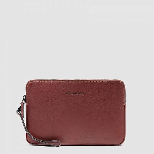 Клатч мужской с двумя отделениями Piquadro AC3944B3R/CU кожаный табачный Piquadro, Артикул: AC3944B3R/CU фото №1