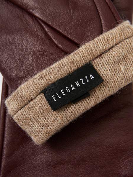 Перчатки женские 100% ш IS353MP merlot Eleganzza, Артикул: IS353MP-75_01-00056 фото №1