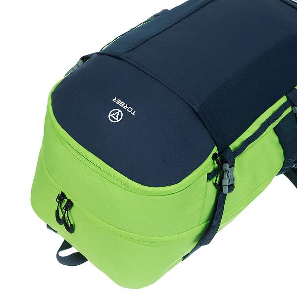 Туристический рюкзак TORBER, синий/салатовый, полиэстер, 36 х 54 х 16 см TO2525 Torber, Артикул: TO2525 фото №1