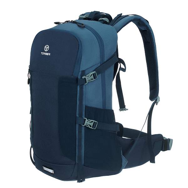 Туристический рюкзак TORBER, синий, полиэстер, 31 х 51 х 14 см TO2526 Torber, Артикул: TO2526 фото №1