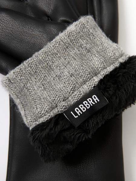 Перчатки жен флис LB-3303MP black Labbra, Артикул: LB-3303MP-7_01-000568 фото №1