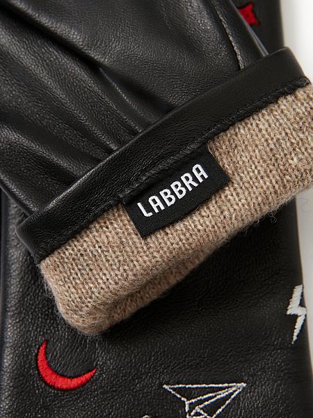 Перчатки жен п/ш LB-8450 black Labbra, Артикул: LB-8450-7_01-000510 фото №1