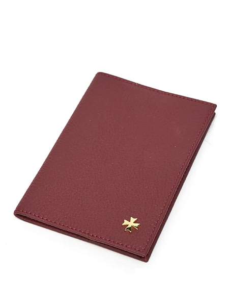 Обложка для паспорта Narvin 9159-Polo Bordo Vasheron, Артикул: 9159-Polo Bordo фото №1