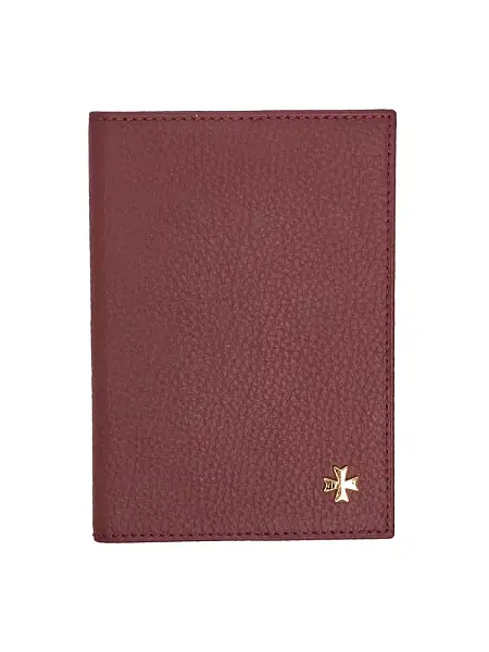 Обложка для паспорта Narvin 9159-Polo Bordo Vasheron, Артикул: 9159-Polo Bordo фото №1
