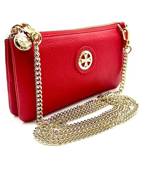 Клатч NARVIN 9245-Polo Red Vasheron, Артикул: 9245-Polo Red фото №1