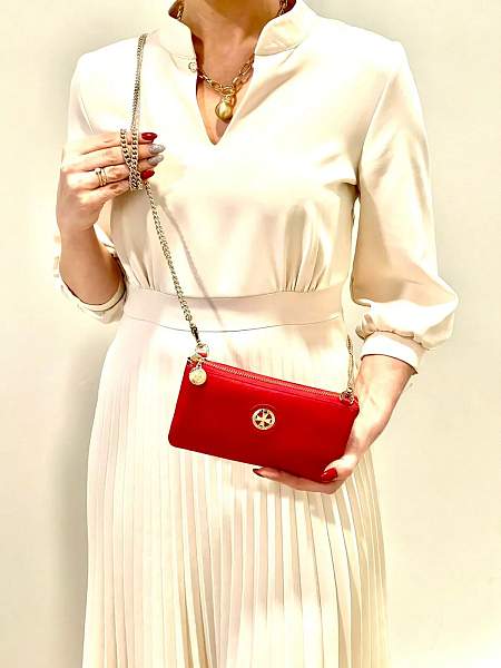 Клатч NARVIN 9245-Polo Red Vasheron, Артикул: 9245-Polo Red фото №1