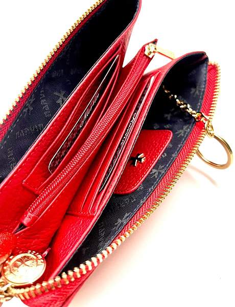 Клатч NARVIN 9245-Polo Red Vasheron, Артикул: 9245-Polo Red фото №1