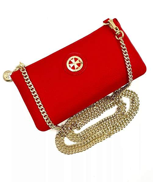 Клатч NARVIN 9245-Polo Red Vasheron, Артикул: 9245-Polo Red фото №1