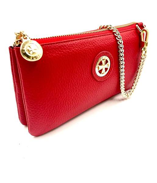 Клатч NARVIN 9245-Polo Red Vasheron, Артикул: 9245-Polo Red фото №1